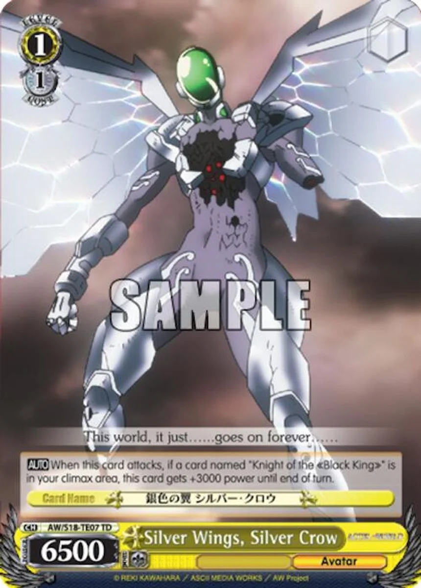 Silver Wings, Silver Crow 「AW/S18-TE07」「EN」