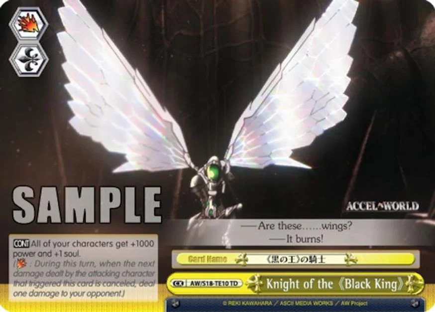 Knight of the《Black King》 「AW/S18-TE10」「EN」