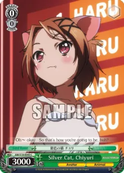 Silver Cat, Chiyuri #AW/S18-E045 · Weiss Schwarz