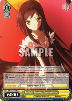 Twilight Promise, Kuroyukihime 「AW/S18-TE06」「EN」