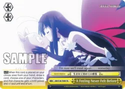 A Feeling Never Felt Before 「AW/S18-TE09」「EN」