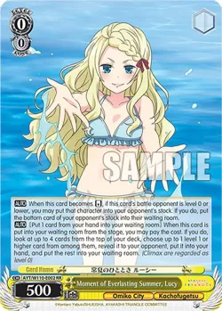 Moment of Everlasting Summer, Lucy #AYT/W110-E002 · Weiss Schwarz