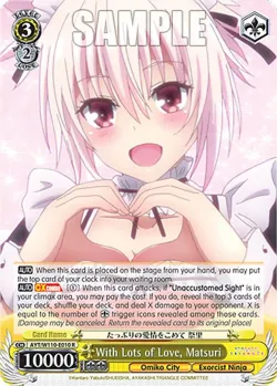 With Lots of Love, Matsuri #AYT/W110-E010 · Weiss Schwarz