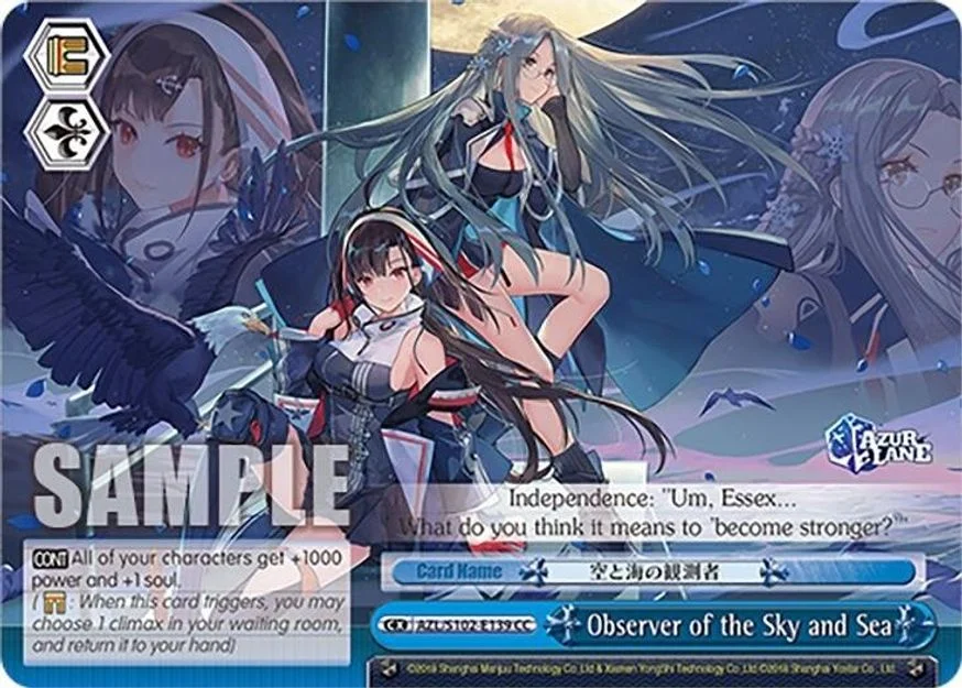 Observer of the Sky and Sea 「AZL/S102-E139」「EN」
