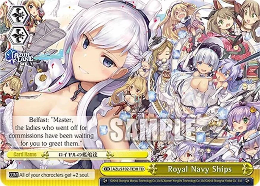 Royal Navy Ships 「AZL/S102-TE38」「EN」
