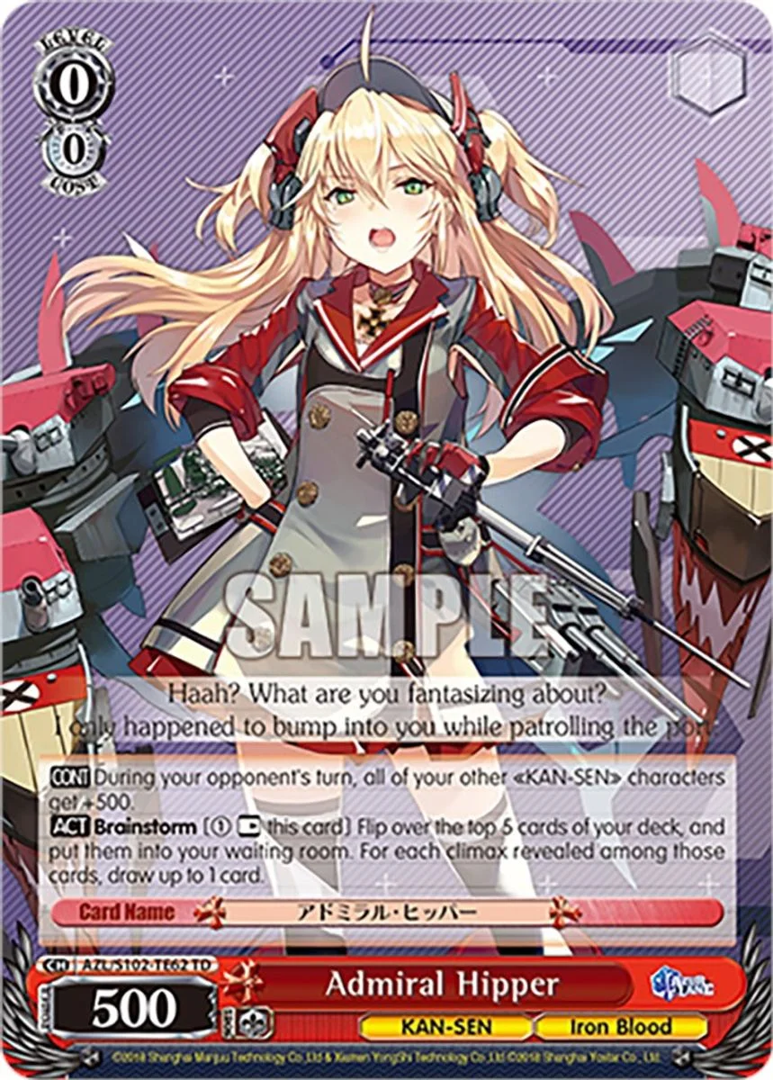 Admiral Hipper 「AZL/S102-TE62」「EN」