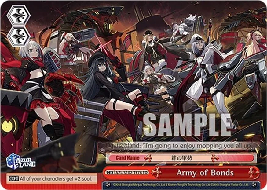 Army of Bonds 「AZL/S102-TE78」「EN」