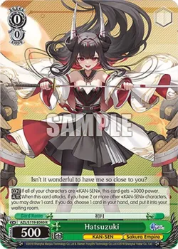 Hatsuzuki #AZL/S119-E040 · Weiss Schwarz