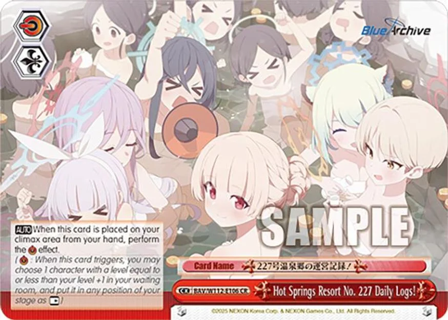 Hot Springs Resort No. 227 Daily Logs! 「BAV/W112-E106」「EN」