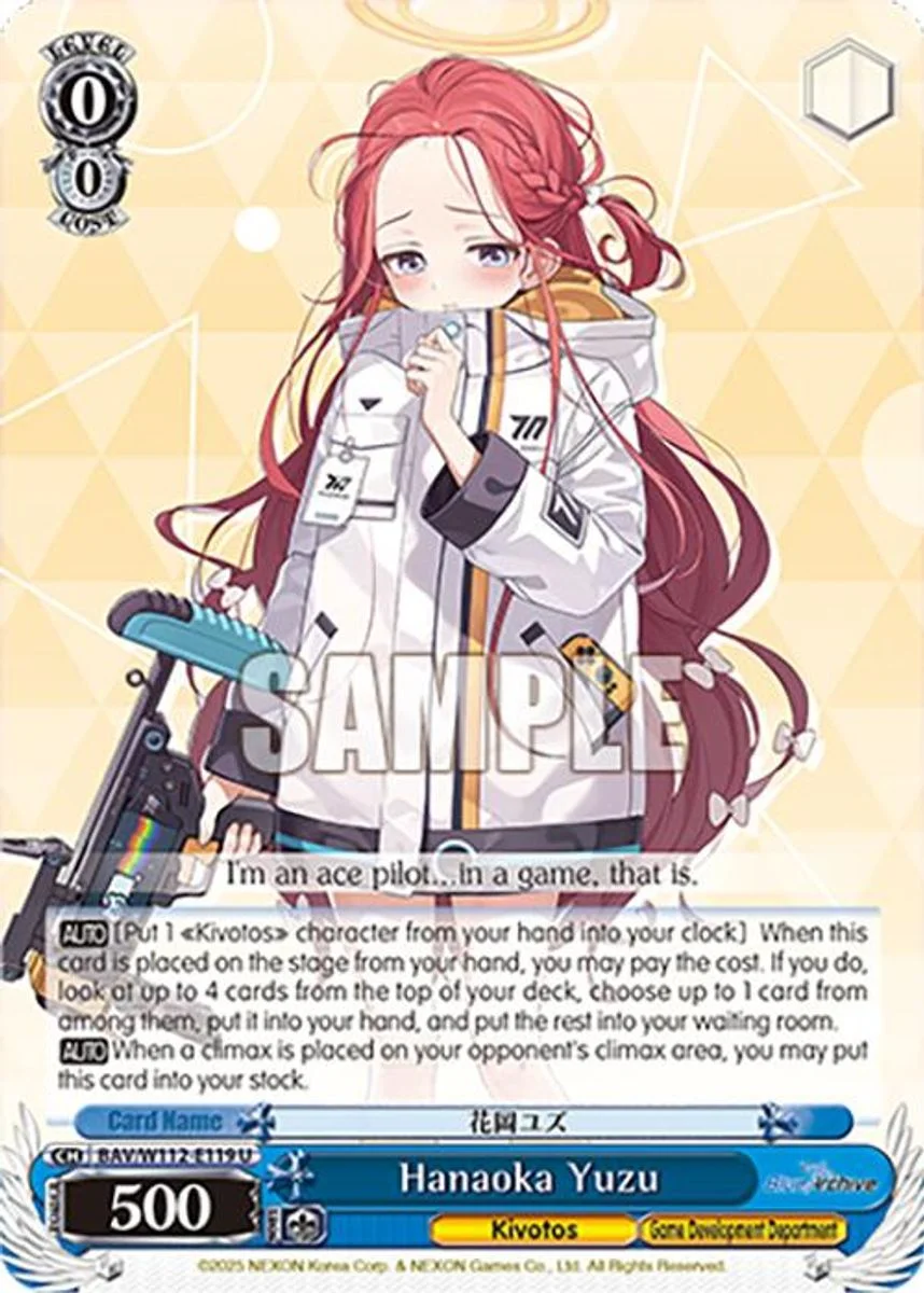 Hanaoka Yuzu 「BAV/W112-E119」「EN」