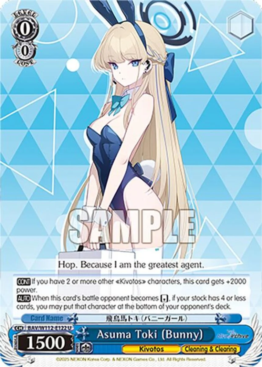 Asuma Toki (Bunny) 「BAV/W112-E122」「EN」