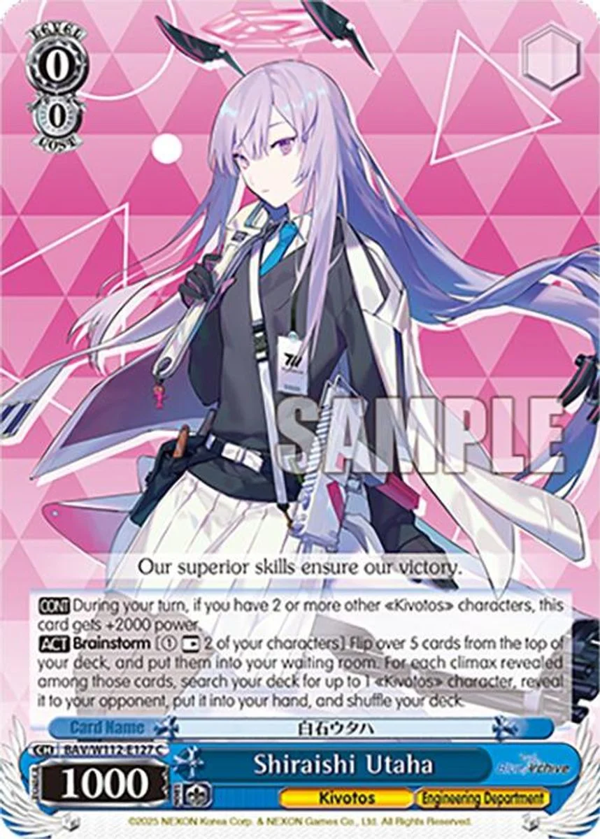 Shiraishi Utaha 「BAV/W112-E127」「EN」