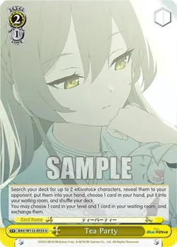 Tea Party #BAV/W112-E033 · Weiss Schwarz