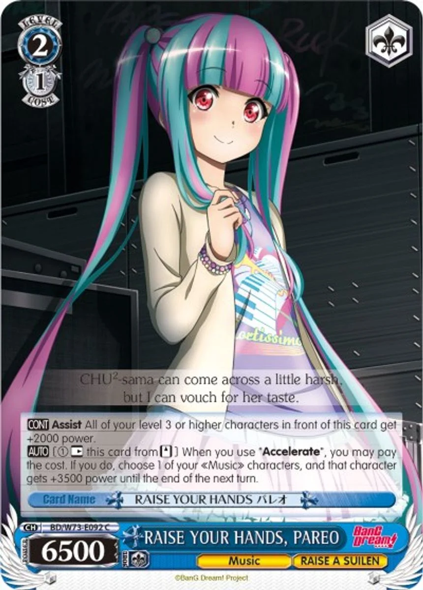 RAISE YOUR HANDS, PAREO 「BD/W73-E092」「EN」