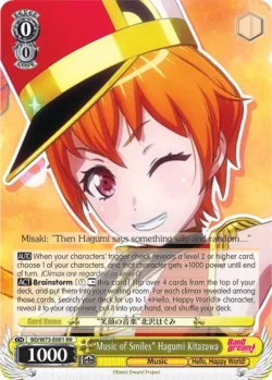 "Music of Smiles" Hagumi Kitazawa #BD/W73-E001 · Weiss Schwarz