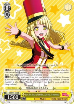 For the Sake of Smiles, Kokoro Tsurumaki #BD/W73-E003 · Weiss Schwarz