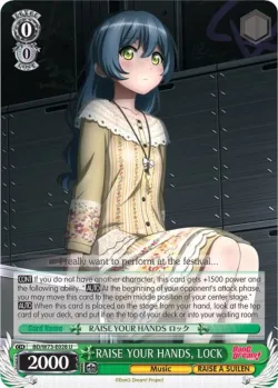 RAISE YOUR HANDS, LOCK #BD/W73-E028 · Weiss Schwarz