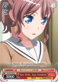 New Sticks, Saya Yamabuki #BD/W73-E057 · Weiss Schwarz