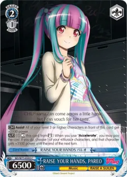 RAISE YOUR HANDS, PAREO 「BD/W73-E092」「EN」