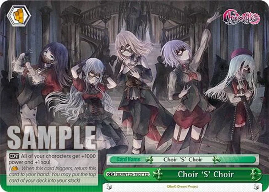 Choir 'S' Choir 「BD/W125-TE07」「EN」