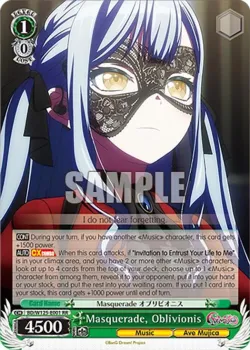Masquerade, Oblivionis #BD/W125-E001 · Weiss Schwarz