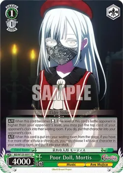 Poor Doll, Mortis #BD/W125-E011 · Weiss Schwarz