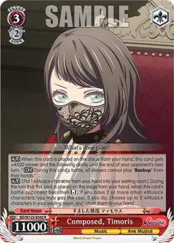 Composed, Timoris #BD/W125-E040 · Weiss Schwarz