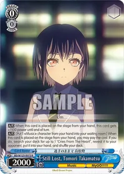 Still Lost, Tomori Takamatsu 「BD/W125-E072」「EN」
