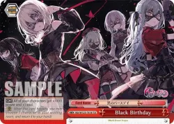 Black Birthday 「BD/W125-TE18」「EN」