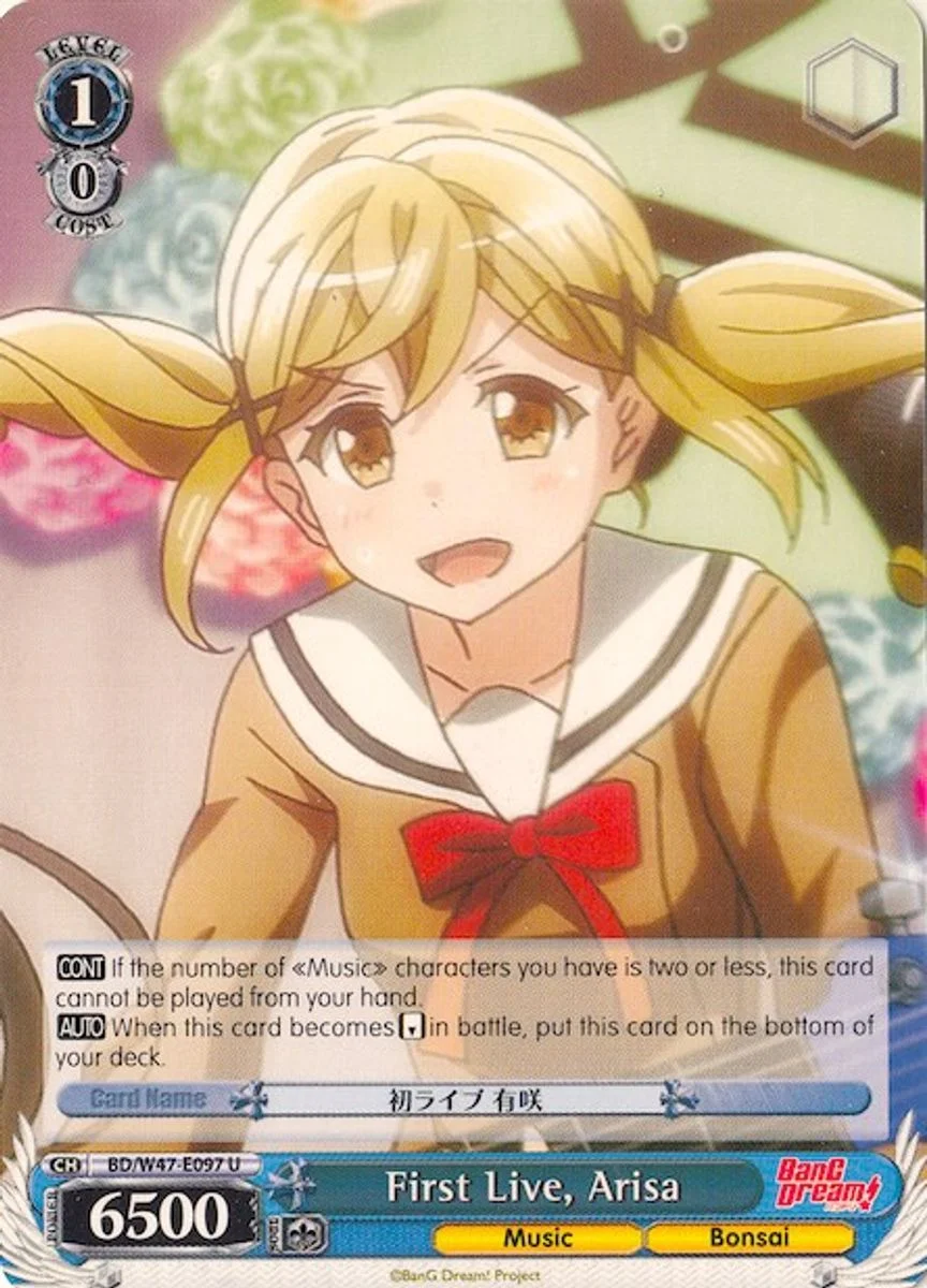 First Live, Arisa 「BD/W47-E097」「EN」
