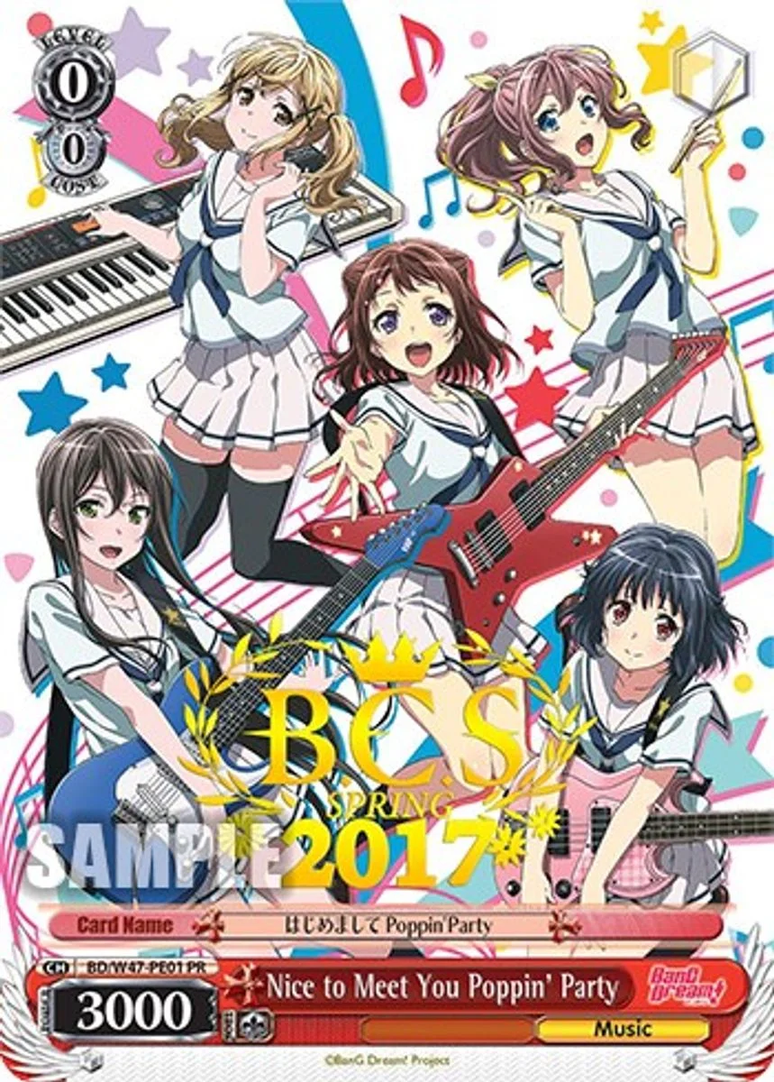 Nice to Meet You Poppin'Party 「BD/W47-PE01」「EN」