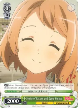 Senior of Kasumi and Gang, Hinako #BD/W47-E011 · Weiss Schwarz