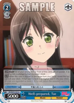 Well-prepared, Tae 「BD/W47-E101」「EN」