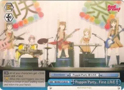 Poppin'Party, First LIVE 「BD/W47-E120」「EN」