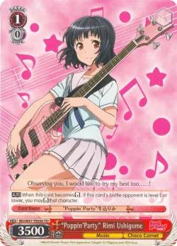 “Poppin’Party” Rimi Ushigome 「BD/W47-TE05b」「EN」