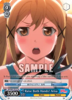 Raise Both Hands! Arisa 「BD/W47-TE15」「EN」