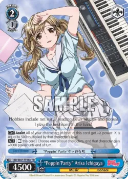 “Poppin’Party” Arisa Ichigaya 「BD/W47-TE18b」「EN」