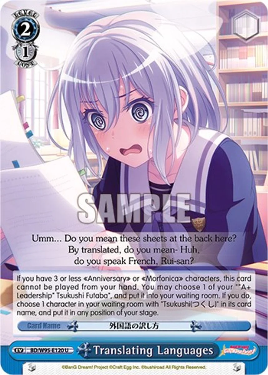Translating Languages 「BD/W95-E120」「EN」
