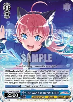 "The World is Ours!" CHU² 「BD/W95-E111」「EN」