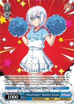 "Cheerleader" Mashiro Kurata 「BD/WE35-PE20」「EN」