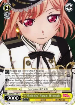 "Morfonica" Nanami Hiromachi #BD/WE34-E09 · Weiss Schwarz