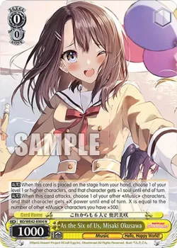 As the Six of Us, Misaki Okusawa #BD/WE42-E004 · Weiss Schwarz