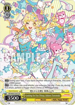 Looking for Fun Things, Kokoro Tsurumaki #BD/WE42-E012 · Weiss Schwarz