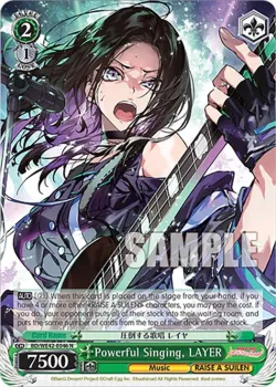 Powerful Singing, LAYER #BD/WE42-E046 · Weiss Schwarz