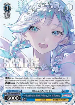 Overflowing With Feelings, Eve Wakamiya 「BD/WE42-E093」「EN」