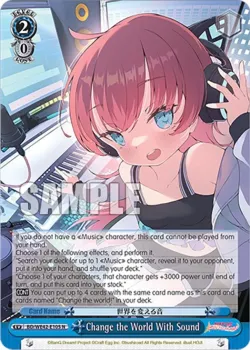 Change the World With Sound 「BD/WE42-E105」「EN」
