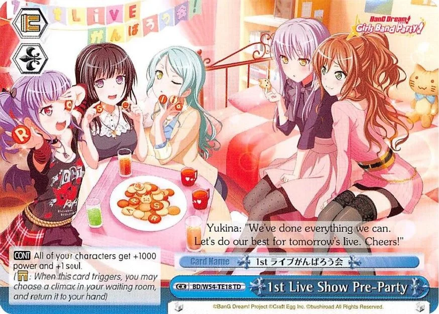 1st Live Show Pre-Party 「BD/W54-TE18」「EN」
