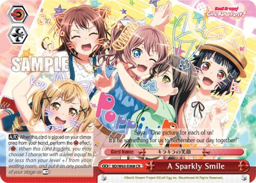 A Sparkly Smile 「BD/W63-E068」「EN」