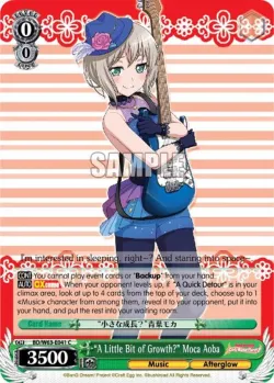 "A Little Bit of Growth?" Moca Aoba #BD/W63-E041 · Weiss Schwarz