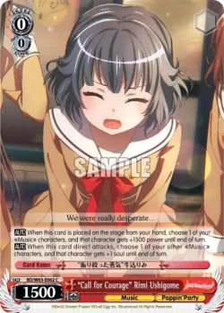 "Call for Courage" Rimi Ushigome 「BD/W63-E062」「EN」